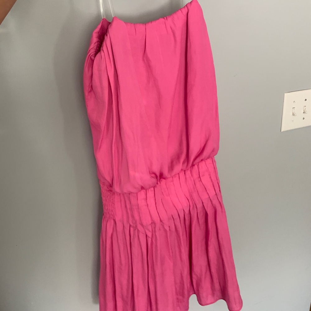 DO+BE strapless pink dress